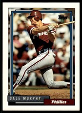1992 Topps Dale Murphy Philadelphia Phillies #680 23864