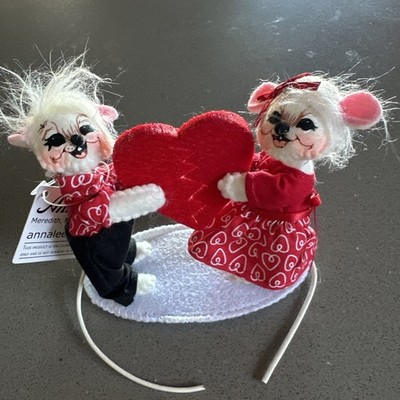 Annalee 2022 We Belong Together Mice 3'' Dolls Happy Valentine 's Day Heart - NWT