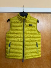 Patagonia Down Sweater Vest Girls' Size L 12 bright yellow barely used