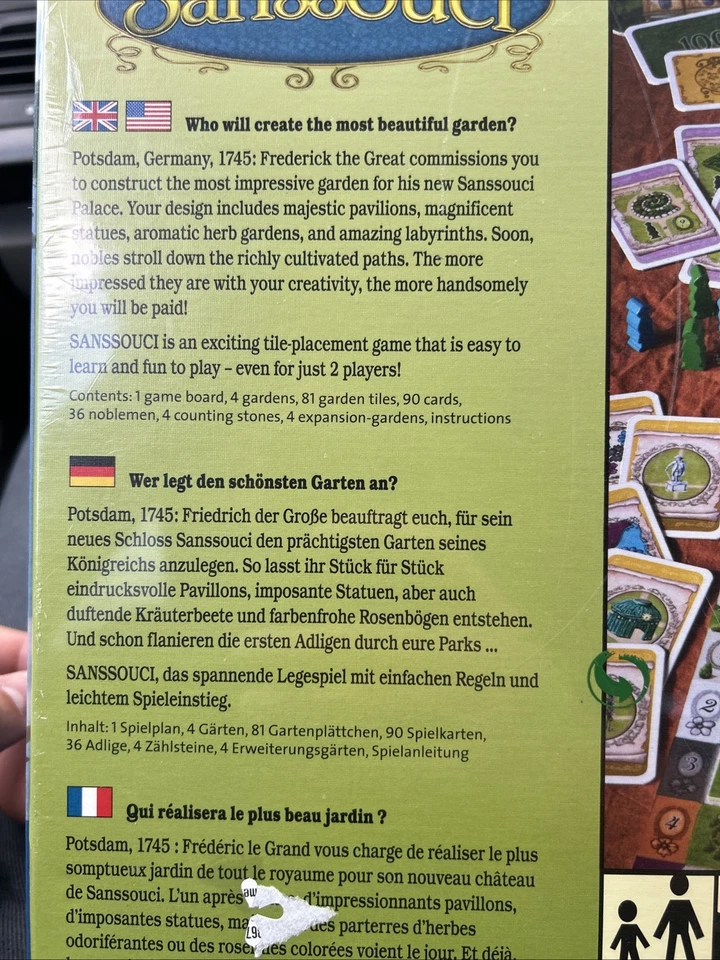 Sanssouci Legespiel Garden Construction Architect Game Strategy Building 2014 - Image 4 of 4