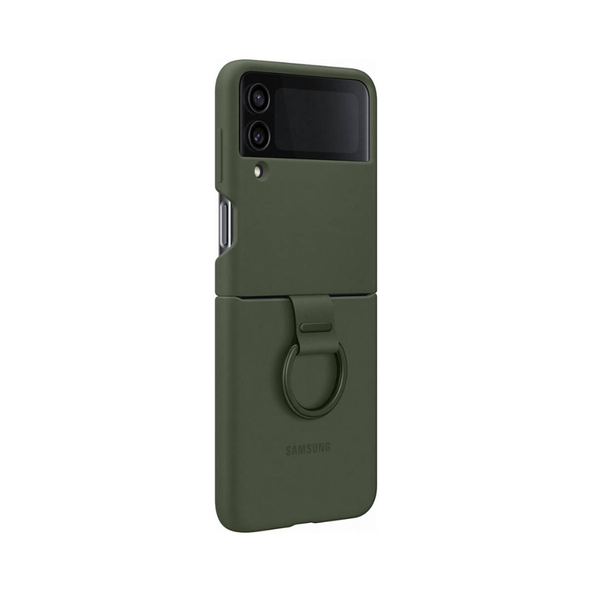 Coque Galaxy Z Flip 4 avec anneau pour vlog et appels vidéo en déplacement