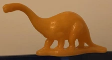 Mold-A-Rama Sinclair Brontosaurus Dinosaur Souvenir ORANGE Worlds Fair LA ZOO