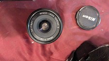 Nikon Series E 28mm f/2.8 AI-S Manual Focus Lens F Mount Case caps