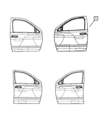 #ad Genuine Mopar Tire Pressure Label 5056247AA $6.56