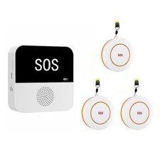 Tuya WiFi SOS+3 Pulsante Chiamate per Sistema di Allarme Medici Emergenza Anziani6119