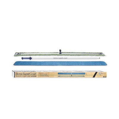 Bona WM710013471 SuperCourt Athletic Floor Care System - Silver/Blue Handle New
