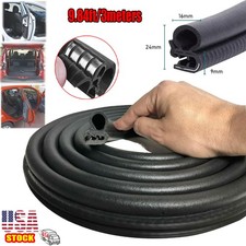 10ft Rubber Seal Weather Strip Door Window Lock Trunk Hood Edge Trim For Car Suv