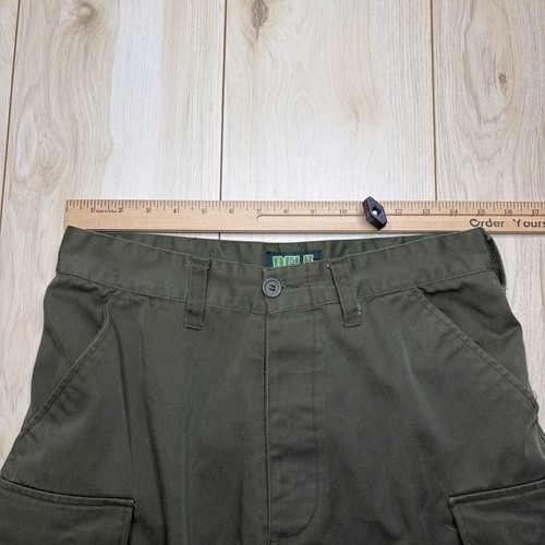 Vintage Y2K DELF Baggy Cargo Pants Mens Medium 30x29 Wide Leg Green, Size M, $27.9 - Photo 8