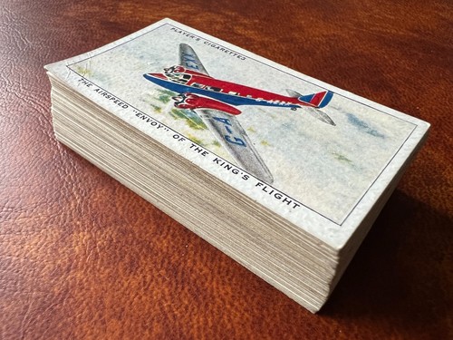 John Players Cigarette Cards Full Set - Aircraft Of The Royal Air Force 1938 - Picture 5 of 5