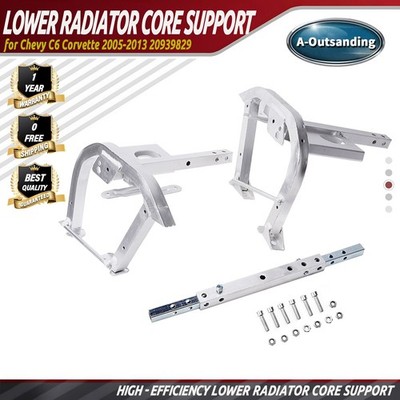 Lower Radiator Core Support Skid Bar Plate For 2005-2013 Corvette C6 ...