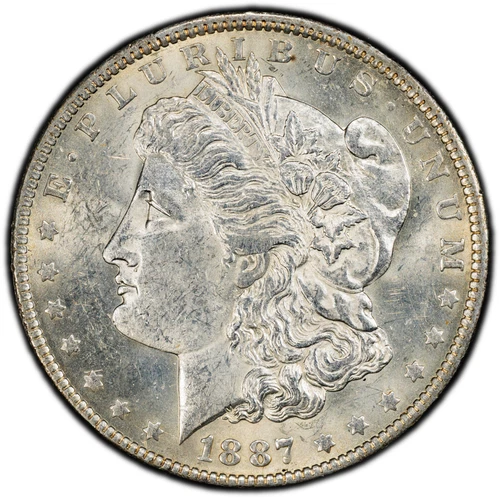 1887-O Morgan Silver Dollar - PCGS GOLD SHIELD MS61 - BETTER DATE BEAUTY!