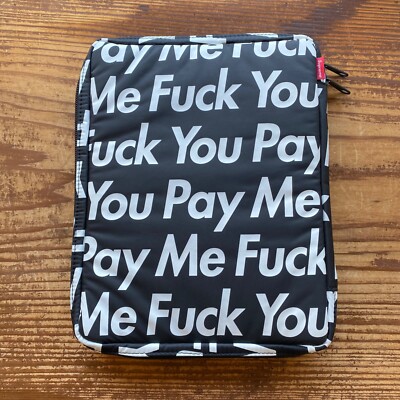 Supreme × PORTER 2012AW iPad Case Black Clutch Bag Pouch JAPAN