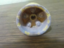 vintage mighty tonka yellow wheel with paint wheel for parts