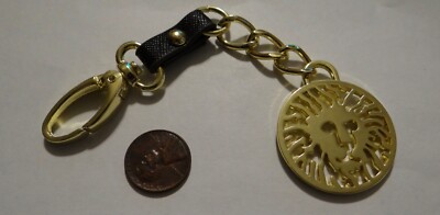 LION KEY CHAIN GOLDTONE. Delete