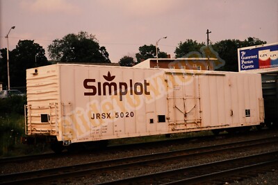 Simplot Rail Cars Vtg Train Slide JRSX 5020 Simplot Railroad Boxcar X6G086 | eBay
