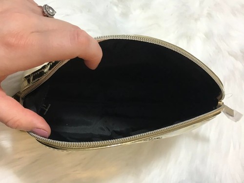 Victoria’s Secret Gold Paint Splatter Pouch / Purse / Makeup Bag - UK SELLER - Picture 6 of 6