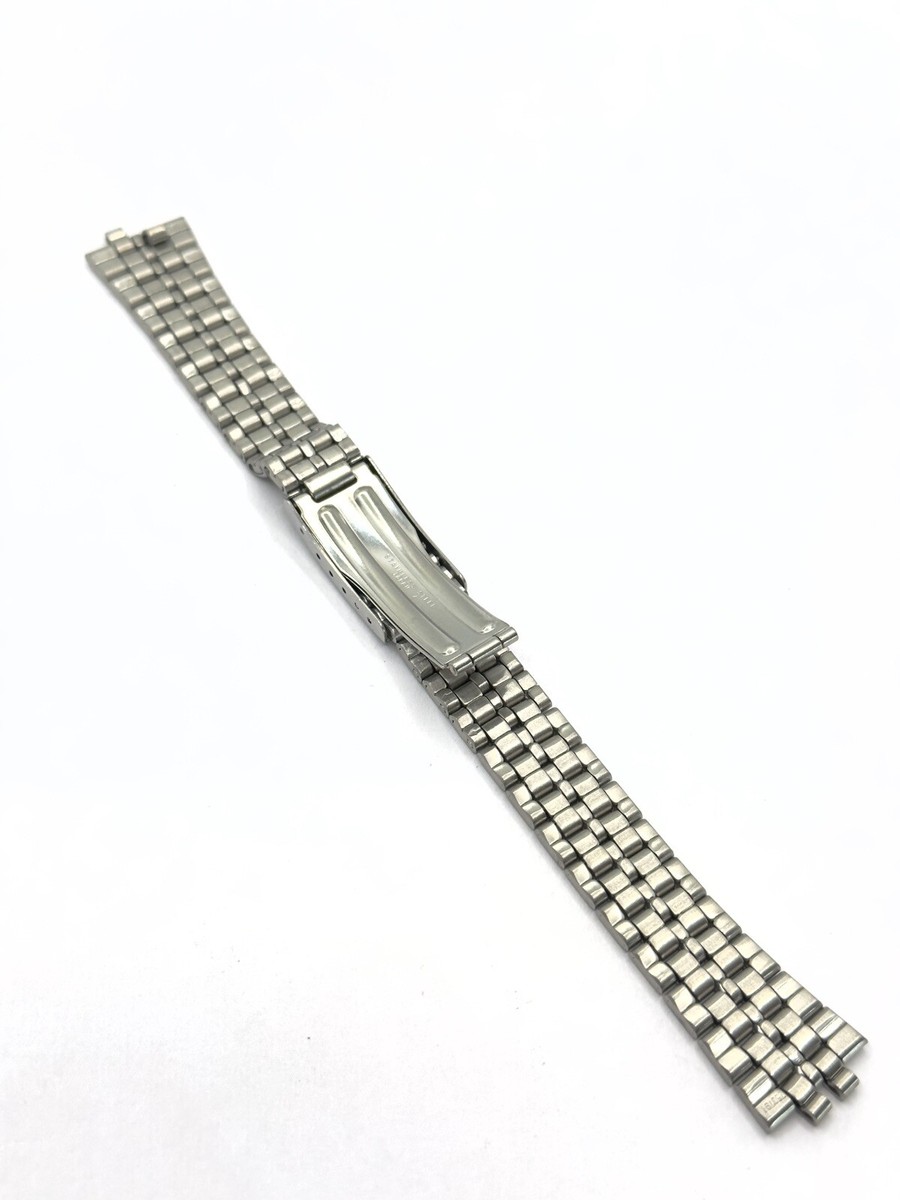 Seiko NOS Vintage 16mm x 7mm Stainless Steel Watch Bracelet View 2