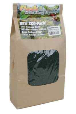 Scenic Express Flock & Turf Ground Cover ECO-Pak 48oz 1.4L Coarse Sage Gr EX825E