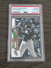 2020 Topps Holiday Luis Robert Rookie #HW2 PSA 10 Gem Mint Chicago White Sox