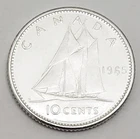 1965 Canadian Dime *80% SILVER*  *FREE SHIPPING*