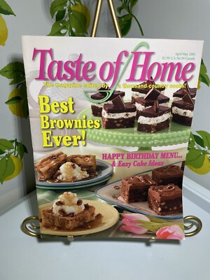 Taste of Home Magazine April/May 2005 Best Brownies Ever! Easy Cake Ideas