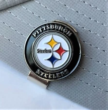 New Pittsburgh Steelers Golf Ball Marker with Magnetic Hat Clip