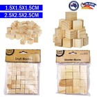 Craft Blocks Wooden Cube 2.5cm 1.5cm Natural Wood Paint Cube Building Stacking