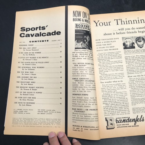 VTG Ted Williams July 1962 Sports' Cavalcade Magazine Carl Hubbell Screwball - Picture 5 of 16