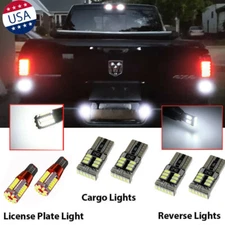 6x Backup+High Mount+License Plate Light Bulbs Combo LED For Dodge RAM 1500 2500