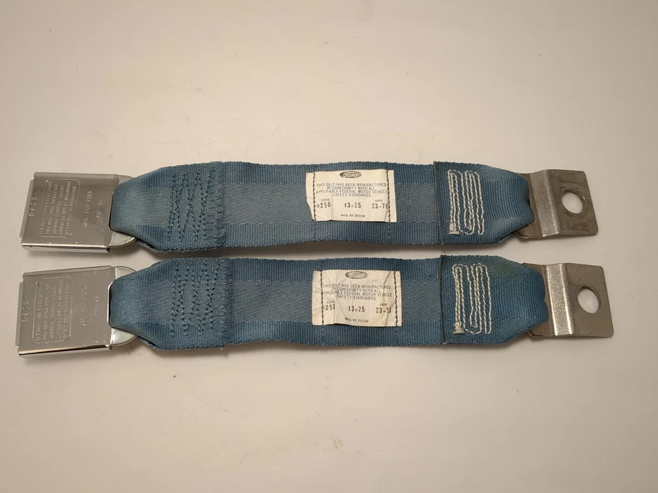 Lincoln Continental 1977 1978 1979 hebilla de cinturón de seguridad OEM Ford vendido por separado Foto 3 de 4