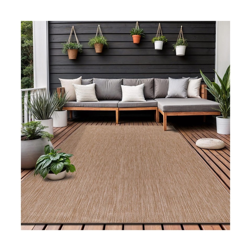 Washable Indoor Outdoor Rug Weather Resistant Indoor Outdoor Carpet for