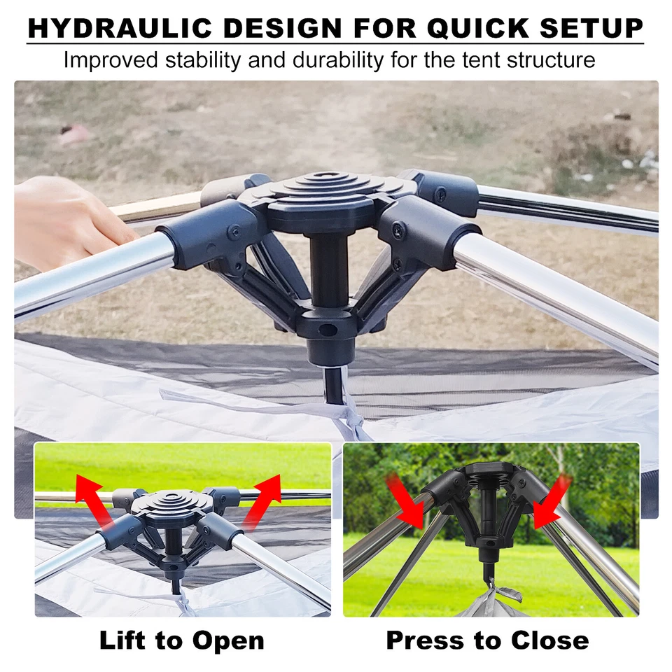 Tienda de campaña Sportz SUV 10'x10' impermeable con pantalla de 6'x7' habitación carpa de coche Foto 4 de 4