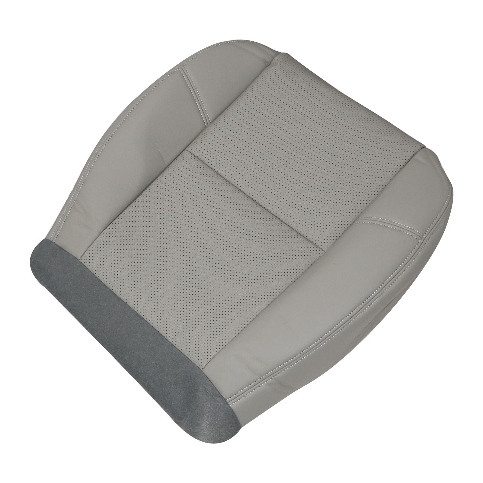 For 2007-2014 Cadillac Escalade Driver & Passenger Bottom & Top Seat Cover Black