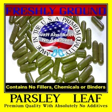 PARSLEY LEAF With Absolutely No Additives X High Potency 100 Vegetarian Capsules