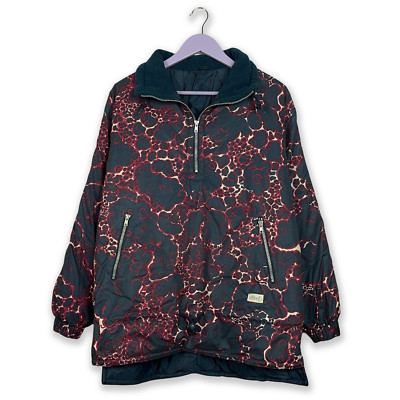 Etirel Vintage Ski-/Snowboardjacke blau mit roten Details - Größe M Herren