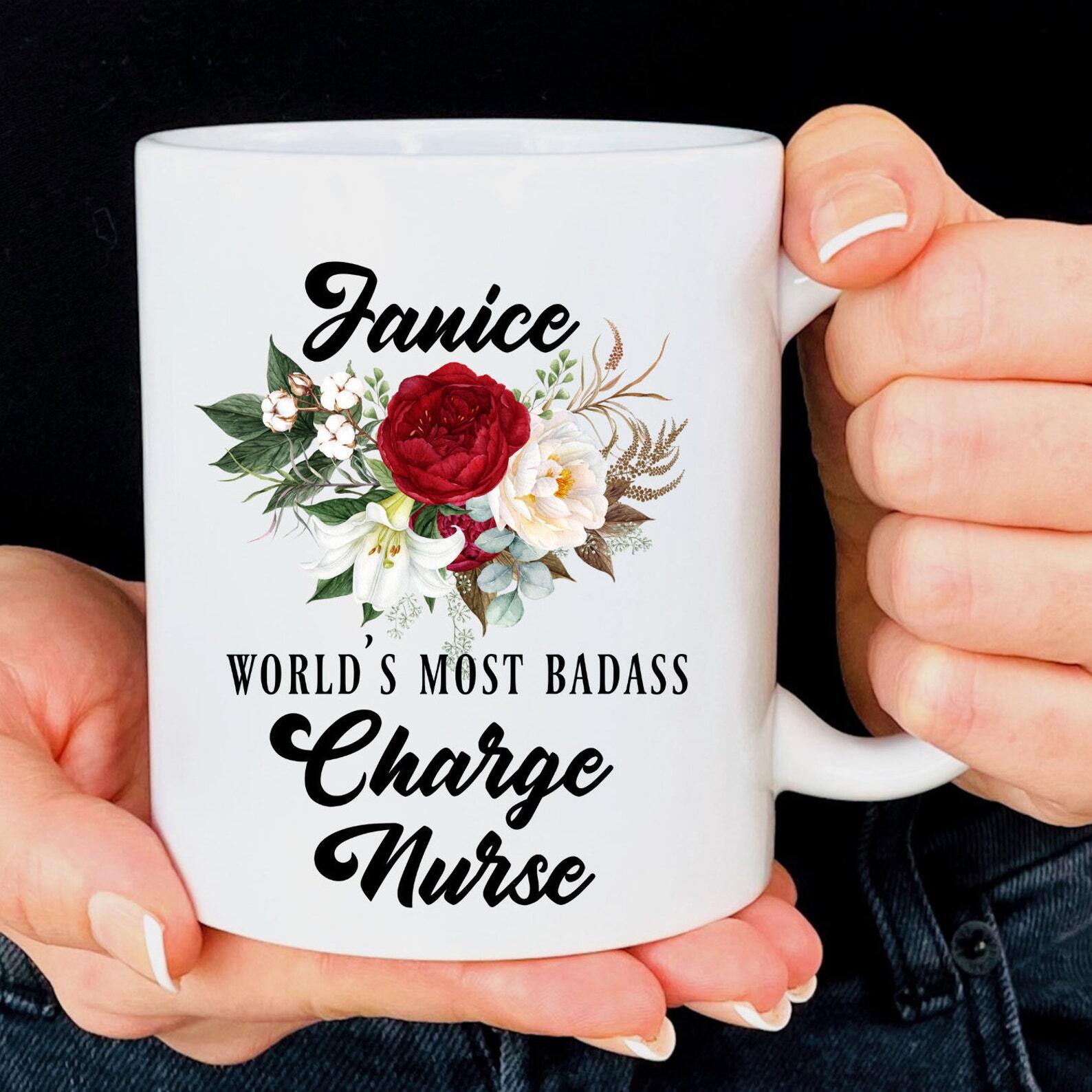 Personalized Charge Nurse Gift For Women Charge Nurse Mug Christmas Gift