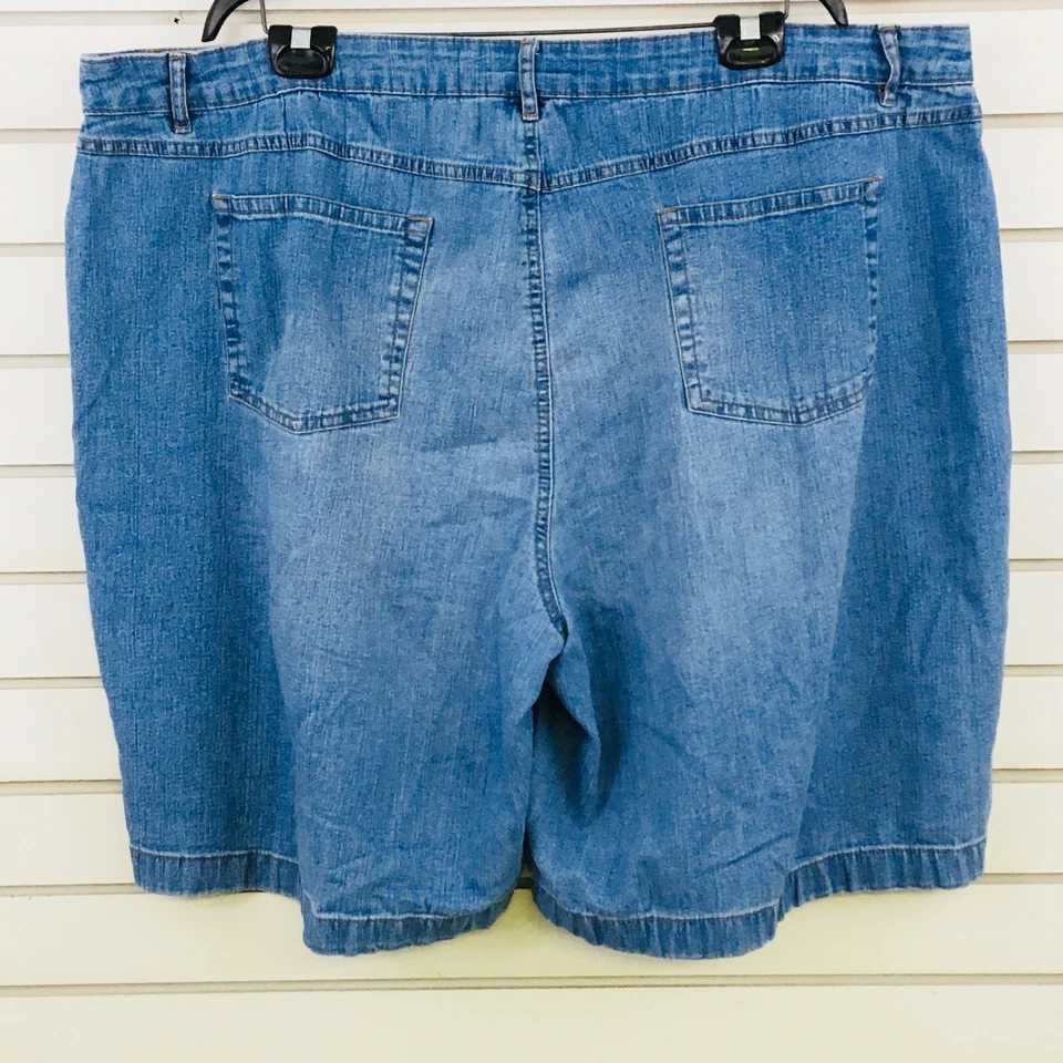 Womens 26 Avenue Jeans Denim Shorts Medium Blue Wash 10" Inseam - Image 2 of 4