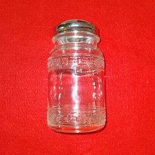 Cheese Shaker Glass Dispenser Vintage Restaurant USA Made in Wheaton N.J. Clean