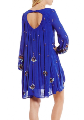 free people oxford embroidered shift dress Free People Oxford - Black Dress - Embroidered Dress - Swing Dress