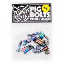 Pig Skateboard Mounting Hardware Prime Allen 7/8" Iridescent