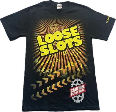 Gulf Stream Park Casino Slots Jackpot Graphic T-shirt Black Mens S AOP