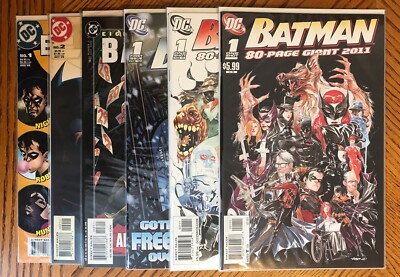 BATMAN 80-PAGE GIANT - 6 different issues - DC Comics - READER COPIES - DAMAGED