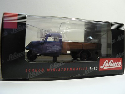 Schuco Tempo Dreirad Kohlenhandlung Willy Staubig Nürnberg 1:43 02112
