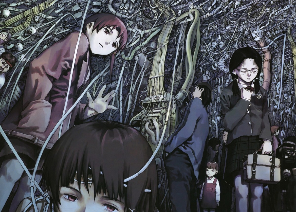 Anime serial experiments lain Playmat Game Mat Desk | eBay