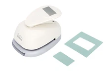 Bira Craft 1.5 inch Scalloped Rectangel Shape Lever Action Craft Punch 