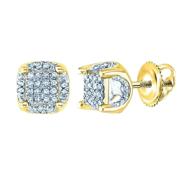 Pendientes oro amarillo de 14k para Hombre