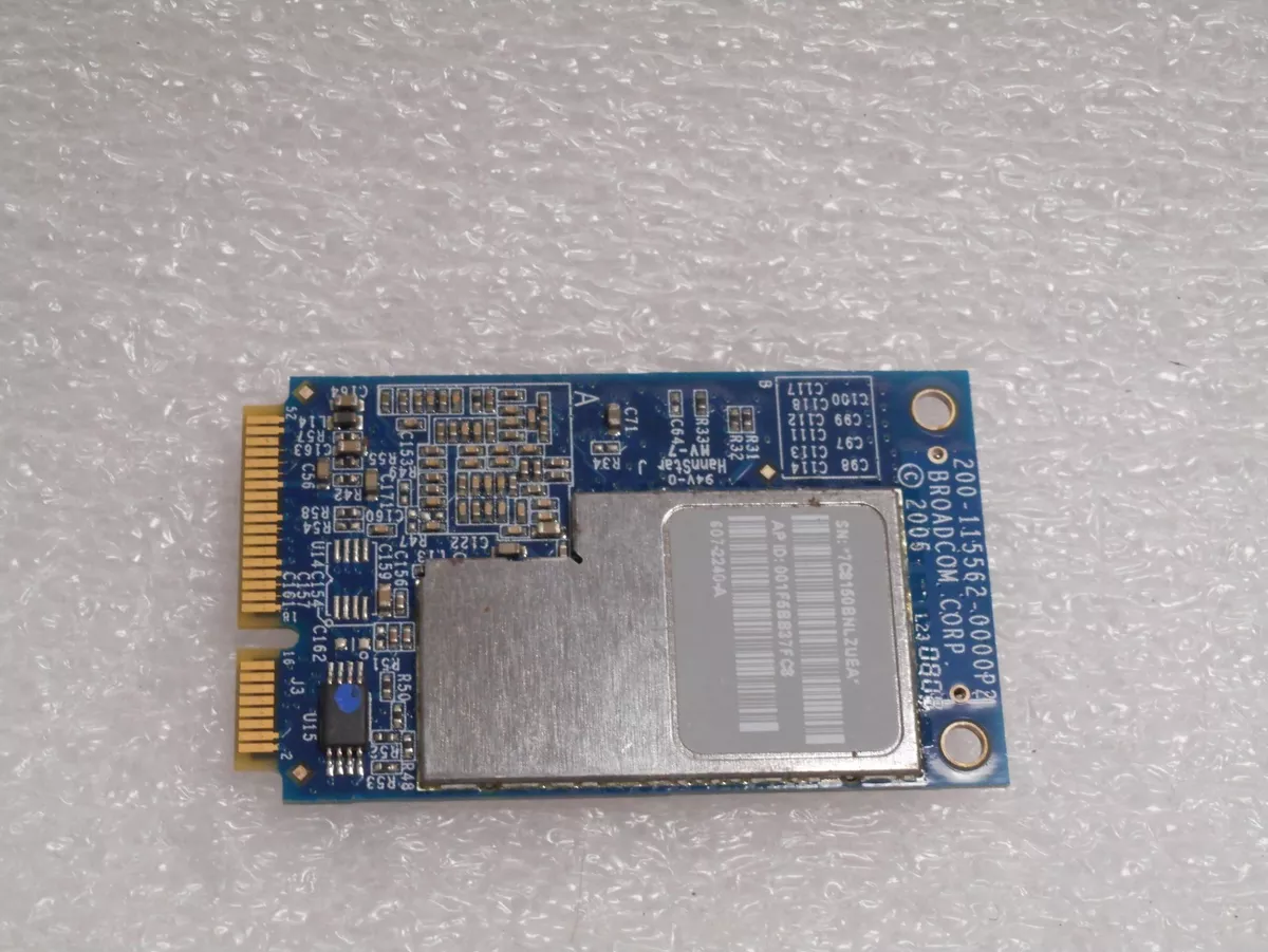 GENUINE APPLE MACBOOK A1181 PCI WiFi Card 200-115562-0000P2, HIAA 