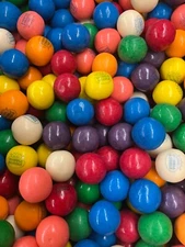 Dubble Bubble 8 Flavor Assorted Fruit 23mm Gumballs 2 Pounds Free Shipping