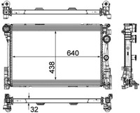 Mahle KüHler WasserküHler FüR Mercedes C-Klasse T-Model S204 W204 S212 W212