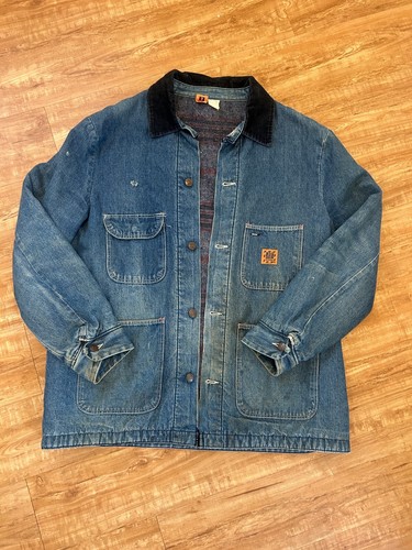 Vintage 1980s Wrangler Big Ben Blanket Lined Chore Coat